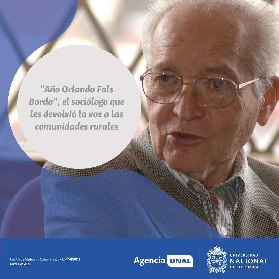 #PeriodicoUNAL | Orlando Fals Borda marcó un antes y un después en la Sociología en Colombia. En su centenario, la UNAL lo honra por dar voz a los olvidados y replantear la violencia desde los territorios.

Conoce su legado aquí: ow.ly/P7pN50VEHLX