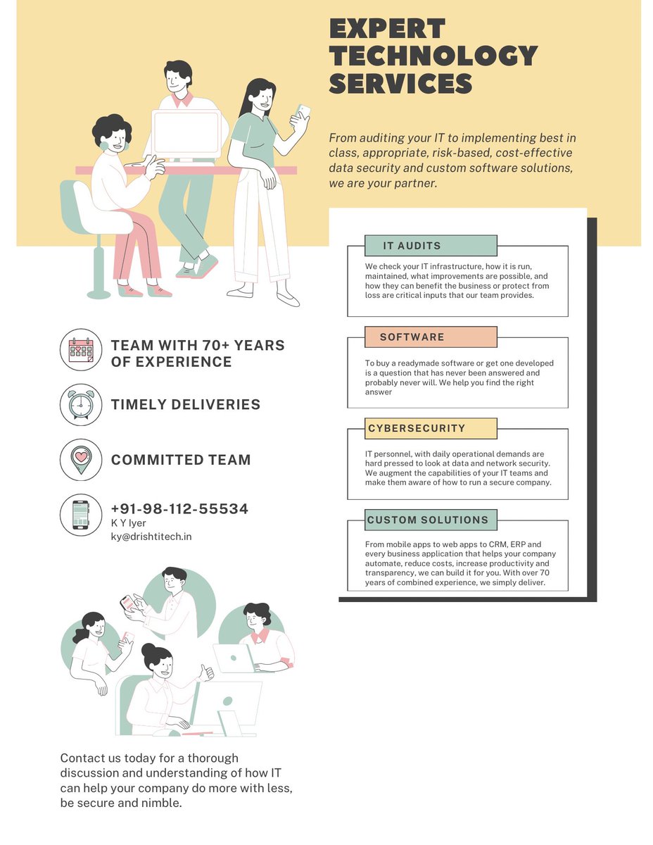 Tired of technology partners not giving you the right advice on software, infrastructure, cloud, AI? Talk to the experts who have done this for over 70+ years. DM to set your infra RIGHT. #Technology #Software #IT