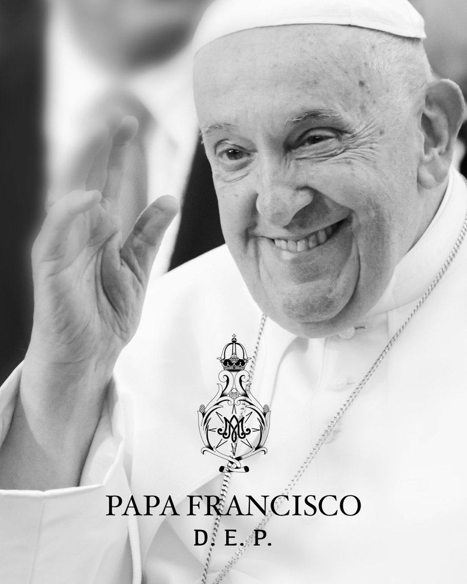 Oramos por el alma del Papa Francisco. Pastor humilde y valiente, ya descansa en la paz de Dios. Que brille para él la luz eterna.