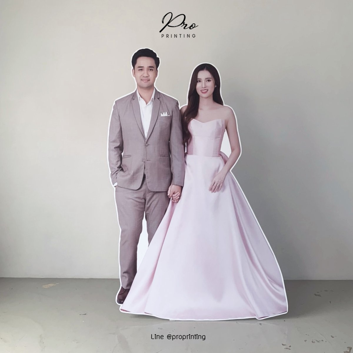 Pro printing กรอบแคนวาส สแตนดี้ ป้ายฟิวเจอร์บอร์ด tweet media