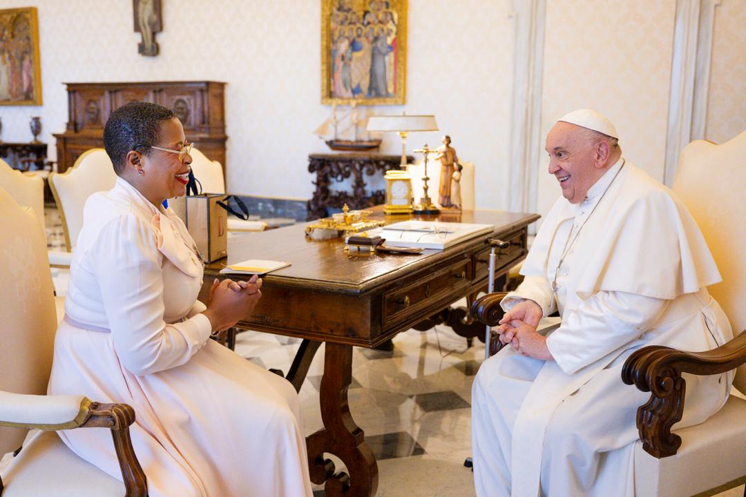 Anita Annet Among (@anitahamong) on Twitter photo It is with deep sorrow and a profound sense of loss that I join millions around the world in mourning the Holy Father <a href="/Pontifex/">Pope Francis</a>.
During the many private audiences I had with him, he exemplified a life of humility and compassion.
He was a powerful advocate for social justice It is with deep sorrow and a profound sense of loss that I join millions around the world in mourning the Holy Father <a href="/Pontifex/">Pope Francis</a>.
During the many private audiences I had with him, he exemplified a life of humility and compassion.
He was a powerful advocate for social justice