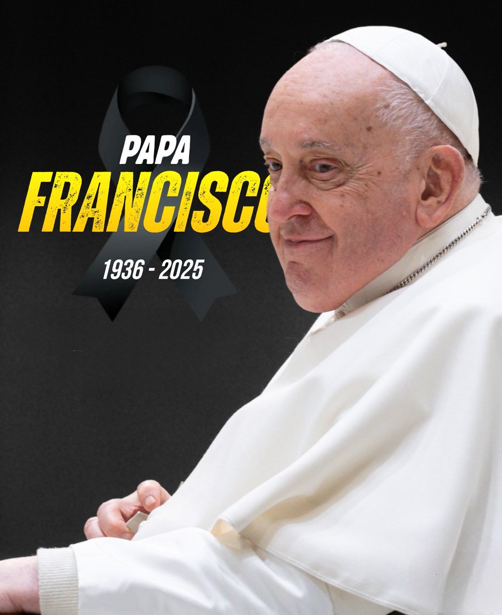 CartoonsOTMoon's tweet photo. Lamentablemente, el Papa Francisco ha fallecido a los 88 años.

Además de ser uno de los papas más relevantes en la historia del Vaticano, él siempre amó el cine en vida, pues en sus propias palabras:

💬 "El cine es una gran forma de unir a la gente".

Descanse en paz. https://t.co/v4zJhCMatV