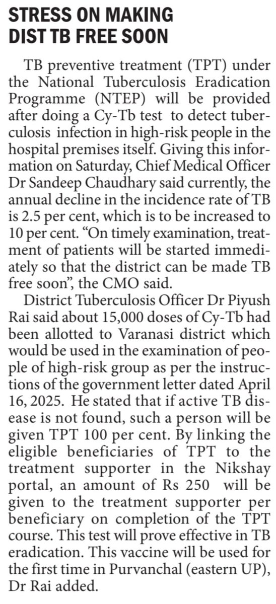 TB Mukt Bharat -VARANASI काशी (@ntepvaranasi) on Twitter photo 