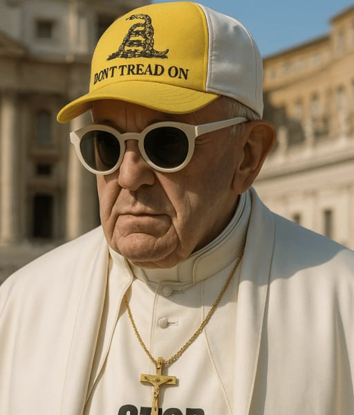 Popeification's tweet photo. R.I.P POPE https://t.co/hU78ax1x1P