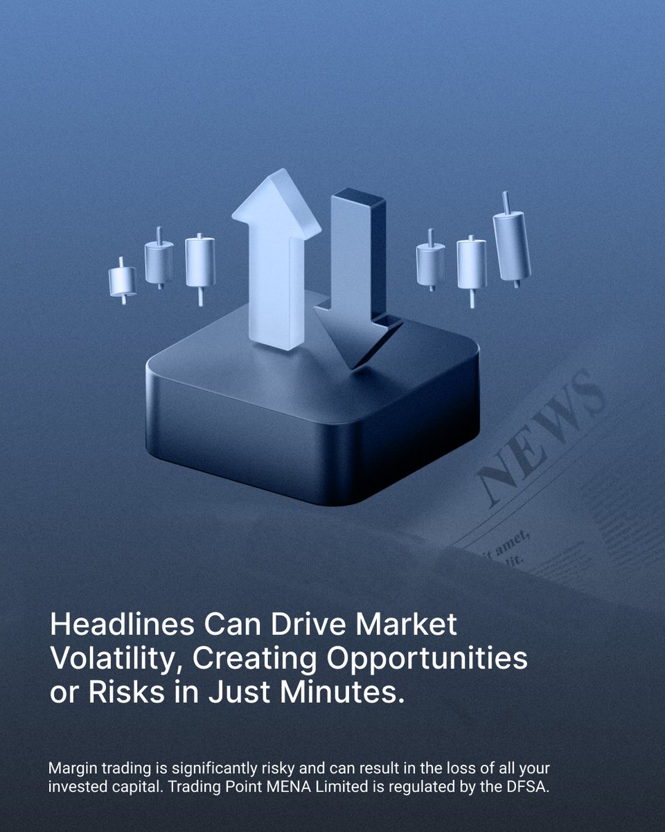 XMMENA's tweet image. 📢 Headlines move markets fast! 📰💰 Swipe to see how news impacts trading decisions. 👀 

Keep learning with us ➡️ Link in bio 

#XMMENA #LearnWithXM #InvestorSentiment #TradingTips #MarketNews