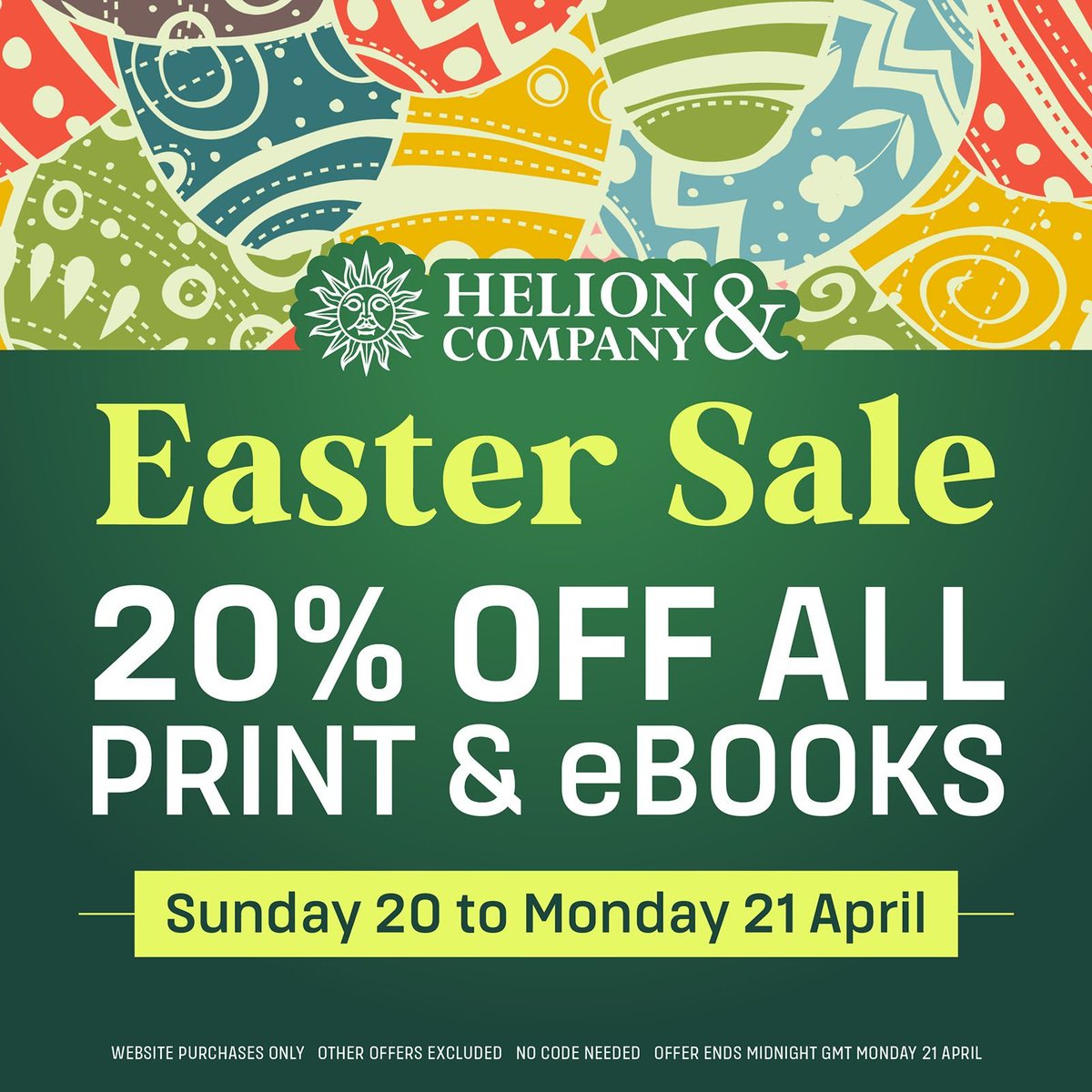 🐣 Easter Sale Ends Today! 🐣

Celebrate Easter with a cracking good deal from Helion — enjoy 20% off all print and eBooks across our entire range.

🛒 Shop now: helion.co.uk