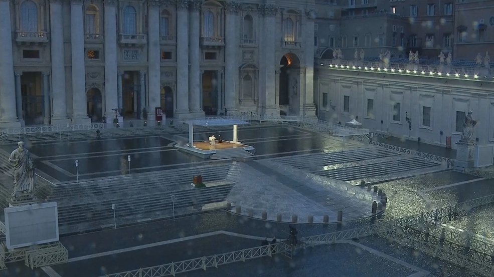 "Nessuno si salva da solo". 
Grazie per tutto quello che sei stato Francesco.
Non a caso eri uno della Compagnia di Gesù. 
#PapaFrancesco