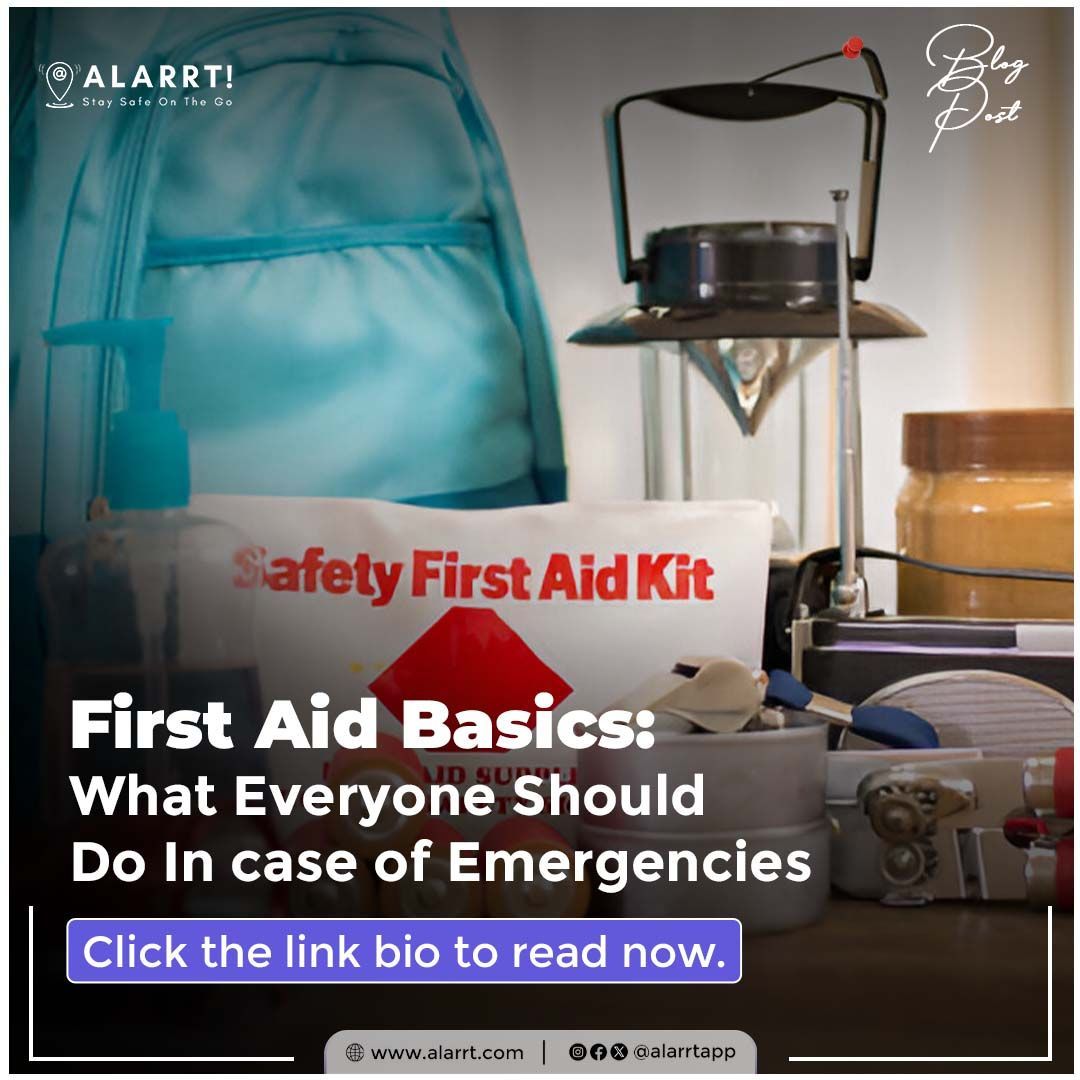 alarrtapp's tweet photo. Emergencies can happen anytime; are you prepared? ⛑️⚠️

Knowing basic first aid is very important. 
Treating minor injuries and responding in critical situations, these tips will keep you ready when it matters most.

#FirstAidBasics #EmergencyPreparedness #StaySafe #Alarrt https://t.co/MNejCSdJVS