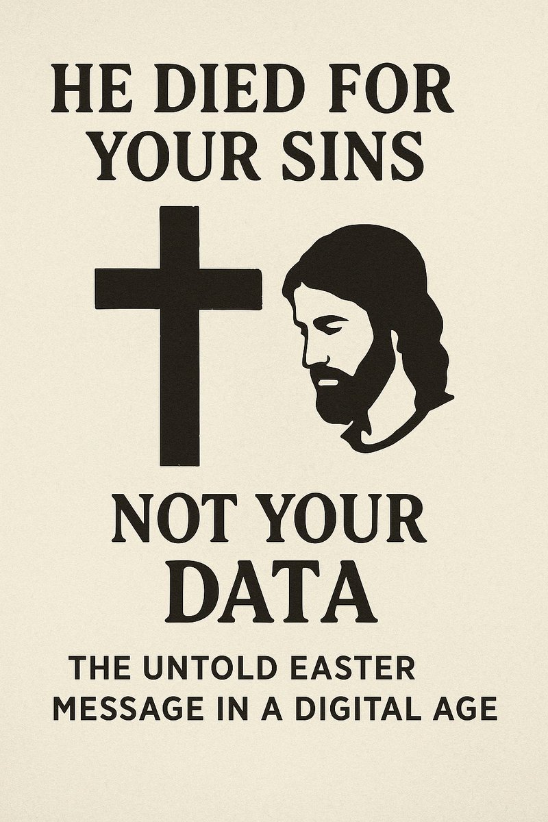ekgadasu's tweet photo. "He Died for Your Sins, Not Your Data
Yes, data—the modern-day currency of power and control. So this Easter, let’s take a different kind of journey. One that begins at Calvary but leads us straight into the heart of data protection.  Read more....
https://t.co/d2TC9vNhBO https://t.co/k1UW7emNLn