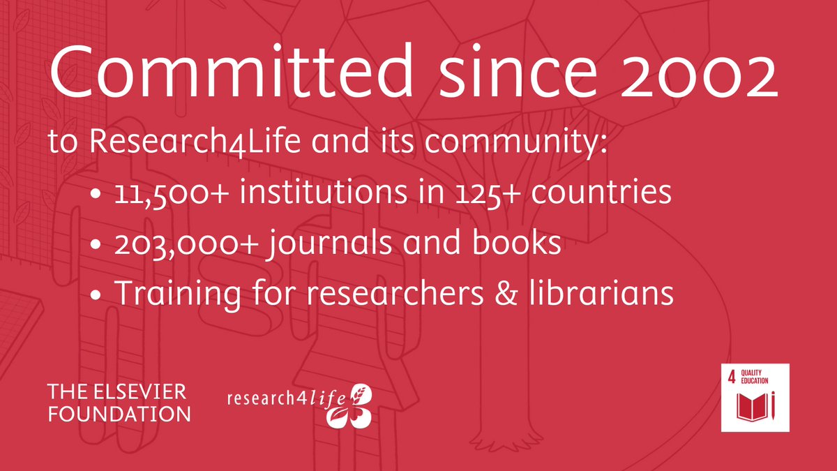 The Elsevier Foundation (@elsfoundation) on Twitter photo 🌍💡 Proud to support <a href="/R4LPartnership/">Research4Life</a>! Together, we're building a truly inclusive research community for all. The program supports researchers globally with vital scientific content, to drive progress and innovation. Read about this crucial work 👇 spkl.io/6018feR0C 🌍💡 Proud to support <a href="/R4LPartnership/">Research4Life</a>! Together, we're building a truly inclusive research community for all. The program supports researchers globally with vital scientific content, to drive progress and innovation. Read about this crucial work 👇 spkl.io/6018feR0C