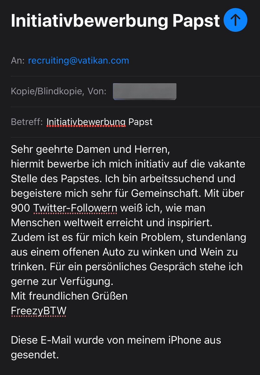 das ist meine chance