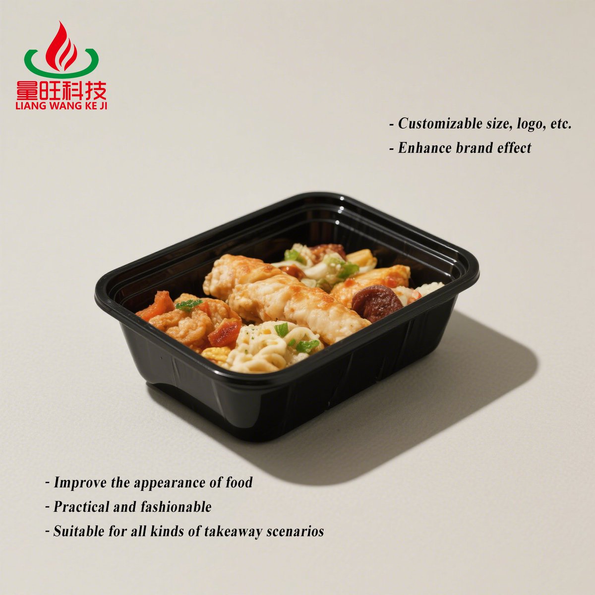 lwecopack's tweet image. 🍱 Multi-size disposable PP black lunch box
✔ 2 compartments, 3 compartments, 4 compartments, flexible choice
✔ Perfect for various meal needs
✔ Simple appearance, stacking does not take up space
 #Safetypackaging #PPmaterial #Takeaway #lunchbox #Foodgrade #Convenientpackaging