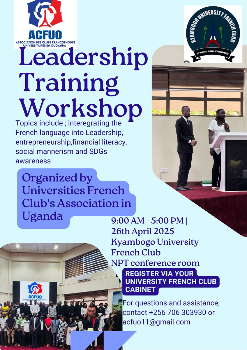 Ce samedi a Kyambogo university. 
Bienvenu  #franceuniversite #france alumni society Uganda # France in Uganda