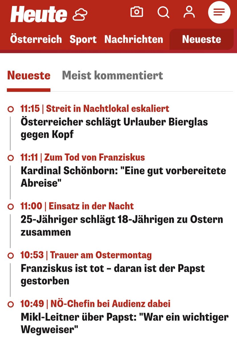 Eine österliche österreichische Meldungsmischung