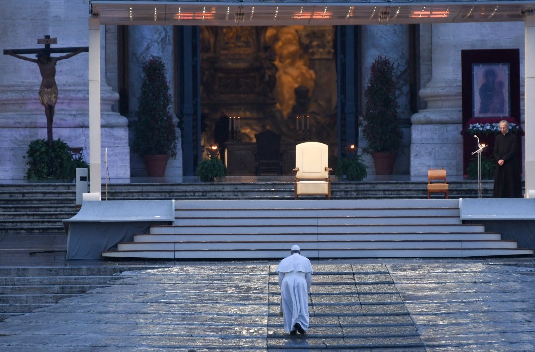 Ricorderò  sempre questa immagine ♥️🙏 #PapaFrancesco