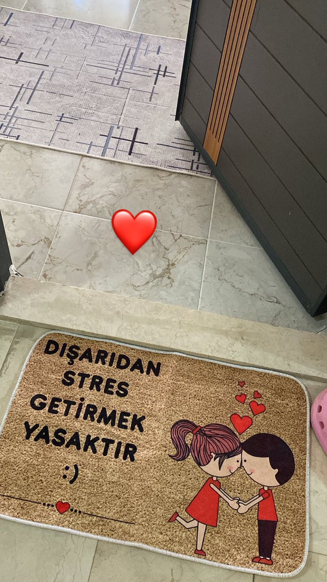 Evimizin yeni paspasına bakın hemen