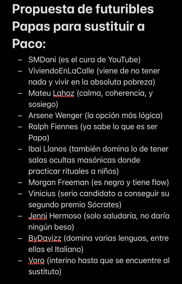 Mi humilde porra para convertirse en nuevo Papa y los motivos para serlo