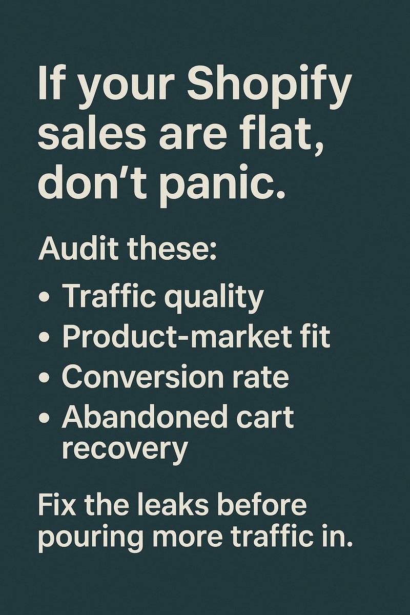 Megannewman99's tweet image. #ShopifyTips #EcommerceStrategy
#ConversionRateOptimization #TrafficOptimization
