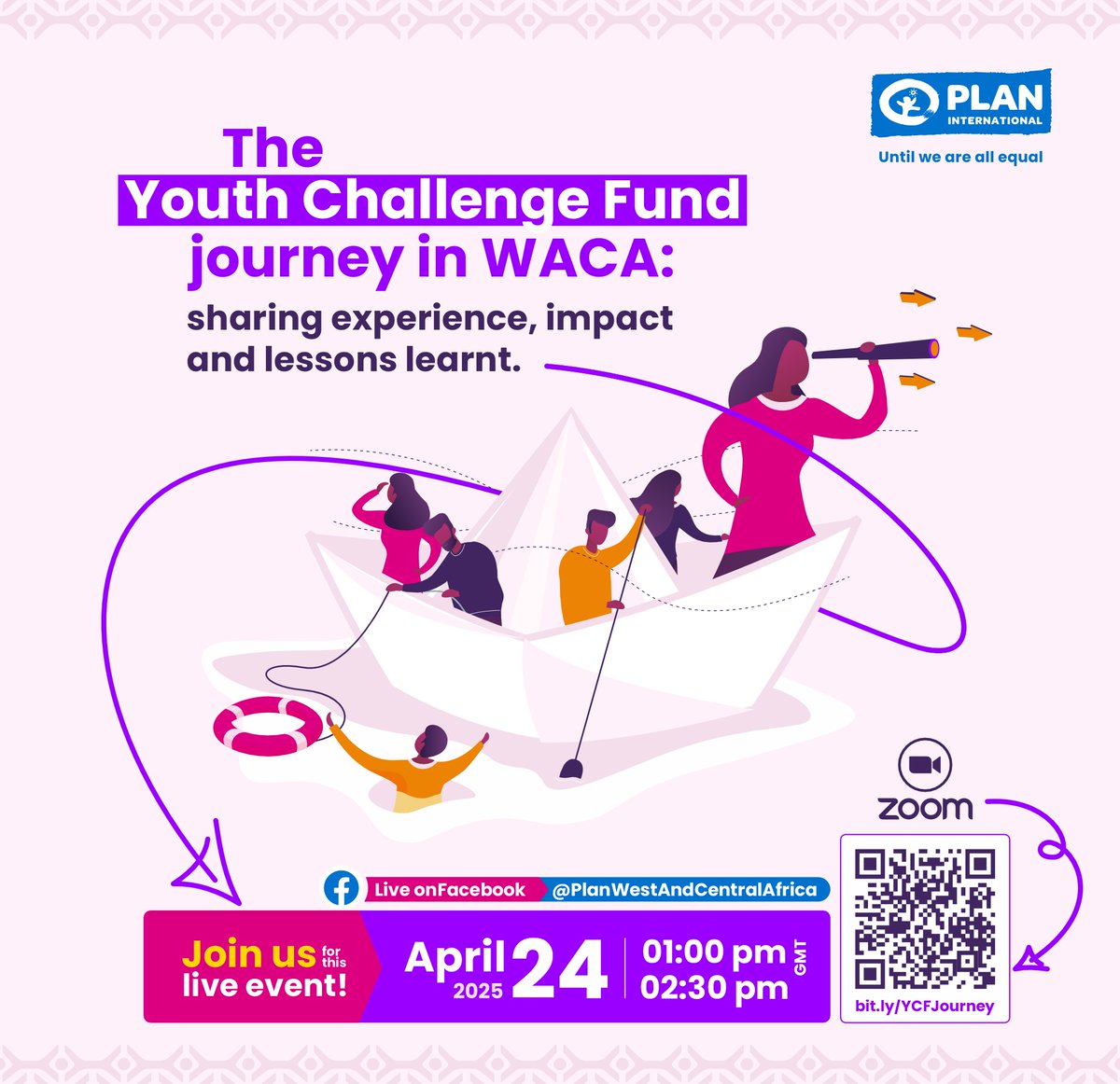 Plan International West and Central Africa (@planwaca) on Twitter photo ✨The #YouthChallengeFund _4 years after_Successes_Struggles _Reflections ...
In 2021 <a href="/PlanWACA/">Plan International West and Central Africa</a> pioneered the 1st edition of the #YCF. Today the grantees want to tell the #YCF journey over the past 3 editions
Join the event on 24/04/2024, 1 – 2.30pm Gmt👉🏾urls.fr/U5Wv1y ✨The #YouthChallengeFund _4 years after_Successes_Struggles _Reflections ...
In 2021 <a href="/PlanWACA/">Plan International West and Central Africa</a> pioneered the 1st edition of the #YCF. Today the grantees want to tell the #YCF journey over the past 3 editions
Join the event on 24/04/2024, 1 – 2.30pm Gmt👉🏾urls.fr/U5Wv1y