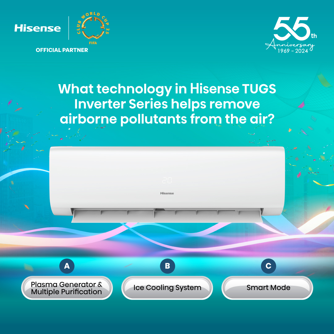 HisenseMalaysia's tweet photo. 🌬️Breathe Fresh &amp; Win🎁

What technology helps purify the air?

Hint: https://t.co/Sd2gF3wuZd

How to join:
1. Follow Us
2. Like &amp; Retweet this post
3. Tag 2 friends &amp; Comment your answer with hashtag
#HisenseMalaysia #Quality #Technology #TUGS #PlasmaGenerator #MultiPurification https://t.co/hfMTG4WvpA
