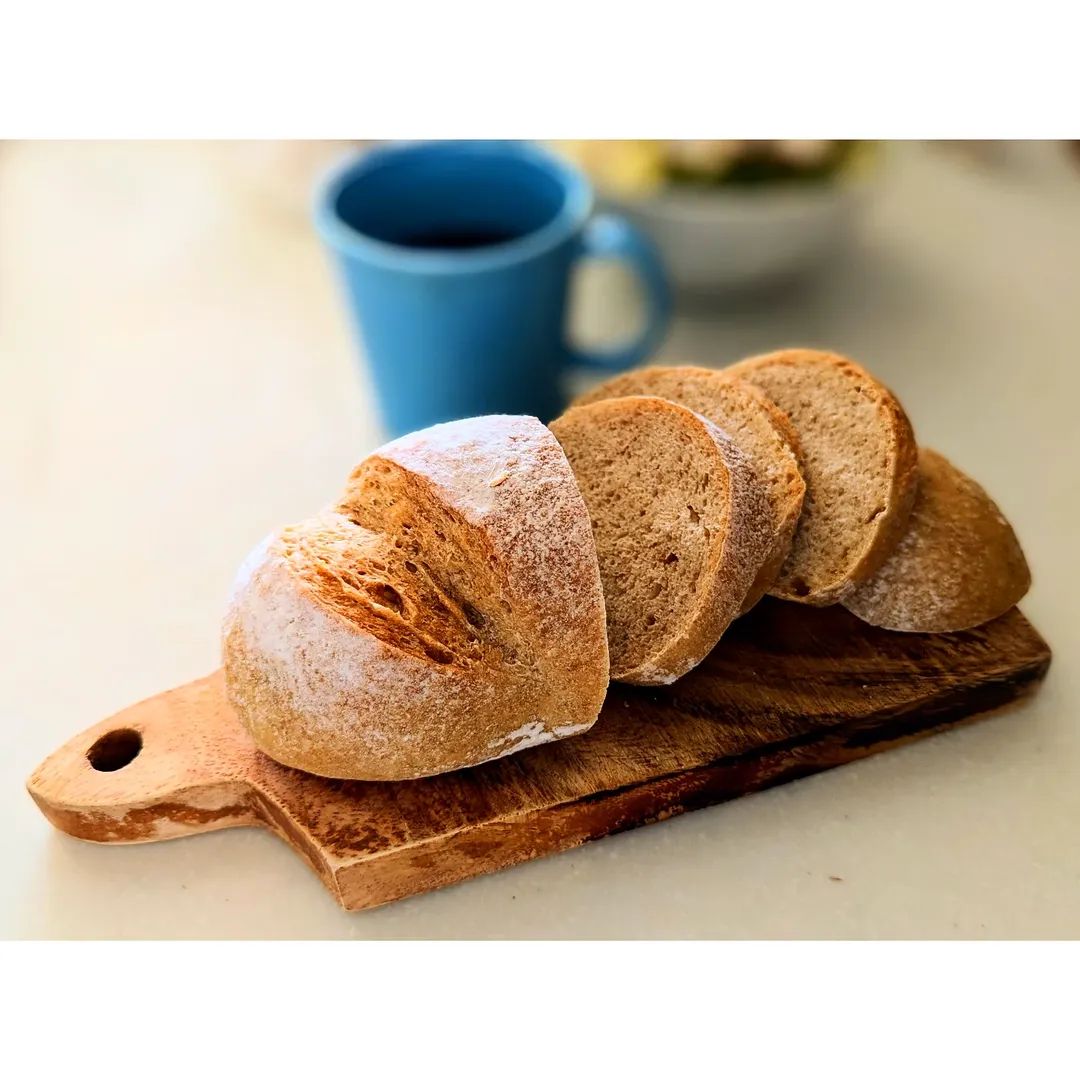 nekoashi_natsu's tweet image. いつもと違う成形してみたらダンゴムシみたいに。カットの途中ではアオムシ🐛に見えてきた。なんだか可愛いぞ😁

ダイソーのスパチュラが可愛くて気に入っていたのだが、私の酷使に耐えられなくなった様で亀裂が、本来パンを捏ねる用ではないものね、ごめん😢

#全粒粉入りパン #ライ麦パン
#easybread