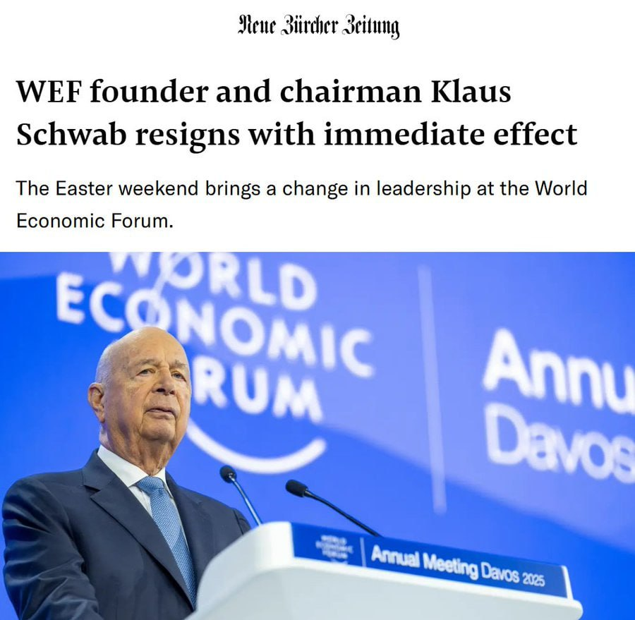 JackStr42679640's tweet photo. JUST IN - World Economic Forum founder and chairman Klaus Schwab (88) resigns with immediate effect — NZZ

@disclosetv https://t.co/RMo5eaHh9l