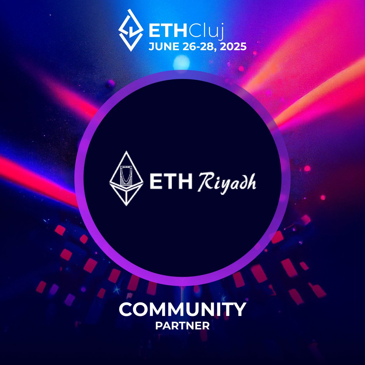 ETHCluj (@ethcluj) on Twitter photo Warmly welcoming <a href="/0xETHRiyadh/">ETH Riyadh</a> community partners!🎉
#ETHRiyadh is the leading Web3 summit in Middle East, bringing together the brightest minds in the #Ethereum community. Hosted in Riyadh, Saudi Arabia it aims to connect developers, builders & enthusiasts from across the region Warmly welcoming <a href="/0xETHRiyadh/">ETH Riyadh</a> community partners!🎉
#ETHRiyadh is the leading Web3 summit in Middle East, bringing together the brightest minds in the #Ethereum community. Hosted in Riyadh, Saudi Arabia it aims to connect developers, builders & enthusiasts from across the region