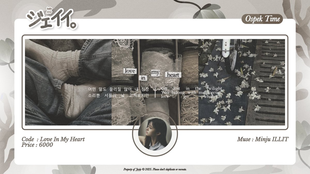 huimmel's tweet image. ᅠ
ᅠᅠKindly repost this. Thankyou ! 𖥸
ᅠᅠBantu    ospek    katalog    baruku?
ᅠᅠThis   theme    draws     inspiration 
ᅠᅠfrom  the series Gilmore Girls and 
ᅠᅠa  song  from  BABYMONSTER.

ᅠᅠContoh   layout    bisa    ditake  ya.
ᅠ
( #zonaba #zonauang )