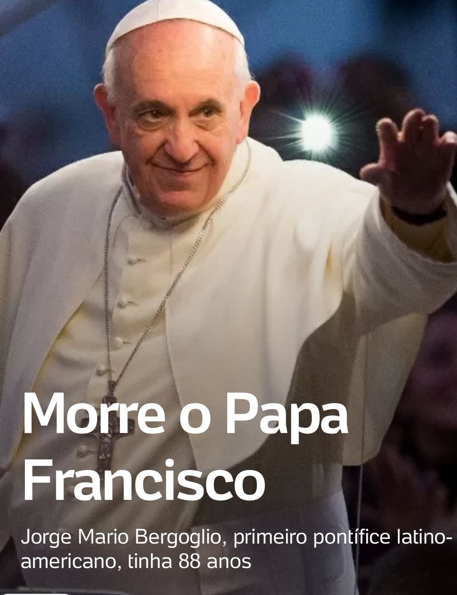 Papa Francisco abençoou a todos ontem e foi se encontrar com o Pai. Que va em paz, a paz que pregou ao mundo.