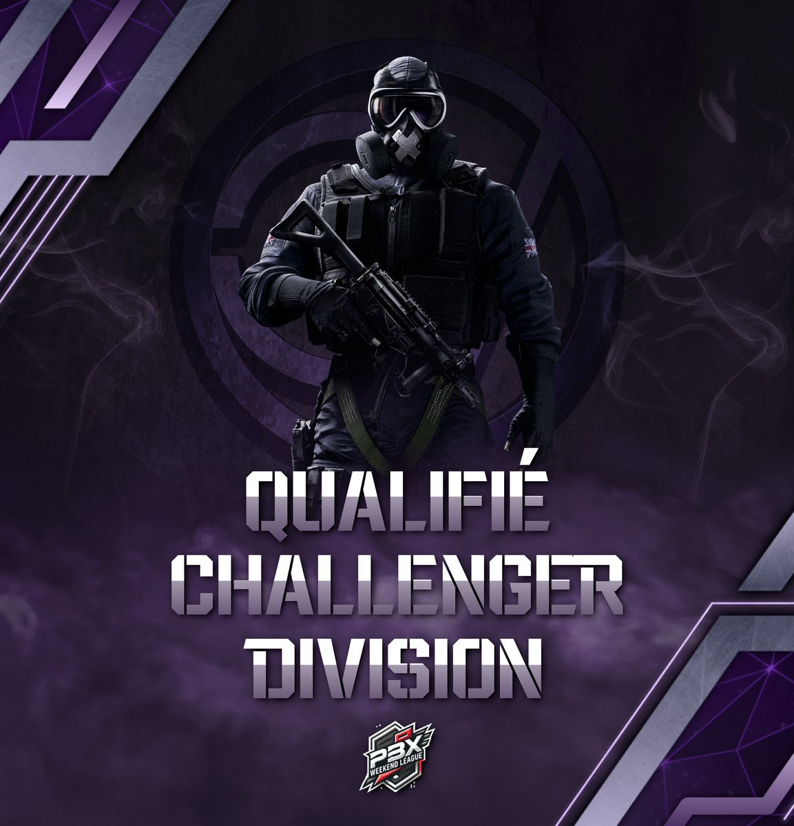 [PBX WEEKEND LEAGUE R6S]

Ce weekend, nos joueurs #R6S se sont qualifiés pour la Challenger Division !🔥

Bravo à eux , et on vous tiens au courant pour la suite de la compétition.

La semaine qui arrive est aussi riche en matchs pour nos joueurs 😎 bon courage à eux 💪