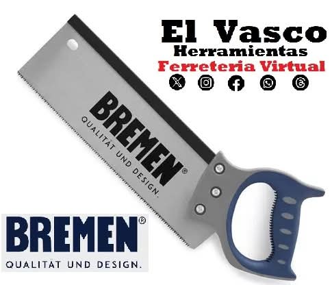 vascoherramient's tweet photo. Serrucho Costilla Ebanista Bremen 12 Doble Filo 300mm https://t.co/OpcF1UvHJc
