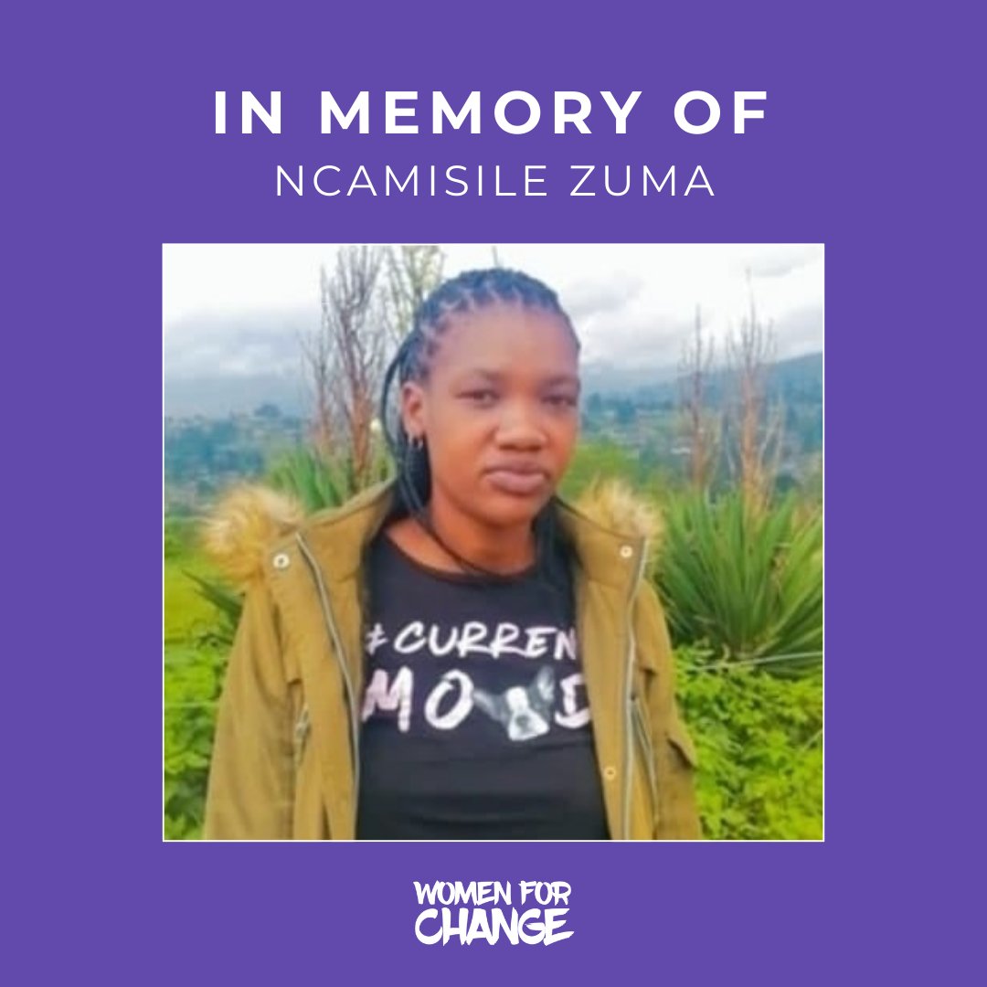 Ncamisile Zuma, 28, lifeless and burnt body was found just a few metres from her home in Mpumuza, KwaZulu-Natal, on 31 March 2025. She was last seen the day before, attending a neighbour’s birthday celebration.

Ncamisile’s burnt body was discovered by her brother, who found her