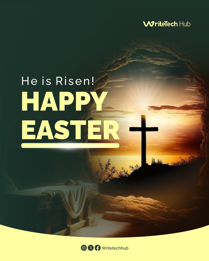 WriteTechHub's tweet image. Easter Monday is a reminder that hope always wins.
May this day bring you peace, rest, and a renewed sense of purpose.
Wishing you and your loved ones a joyful and meaningful holiday.
#EasterMonday #Writetechhub