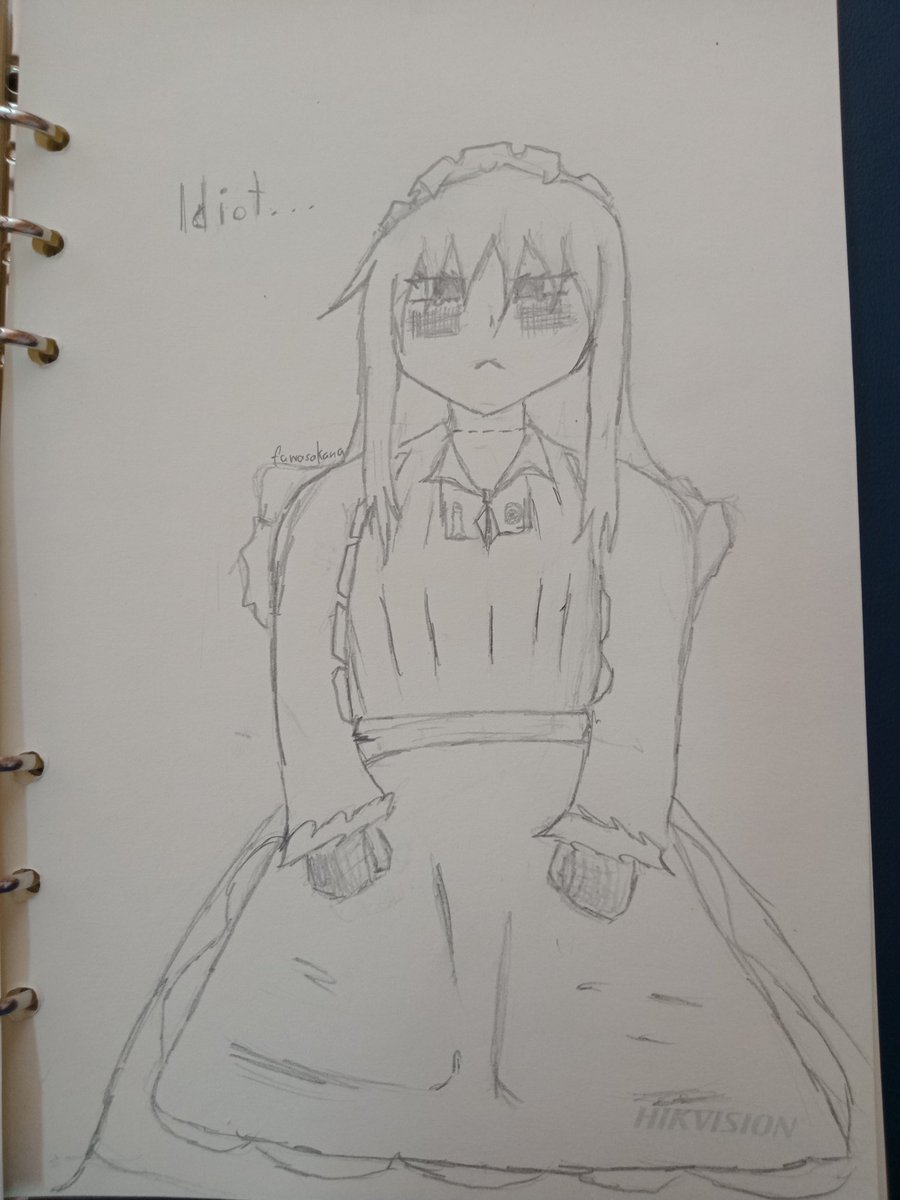 fuwasakana1024's tweet photo. How I'm feeling today.
.
Depressed.
#sillydrawing https://t.co/EpMZe2sseu