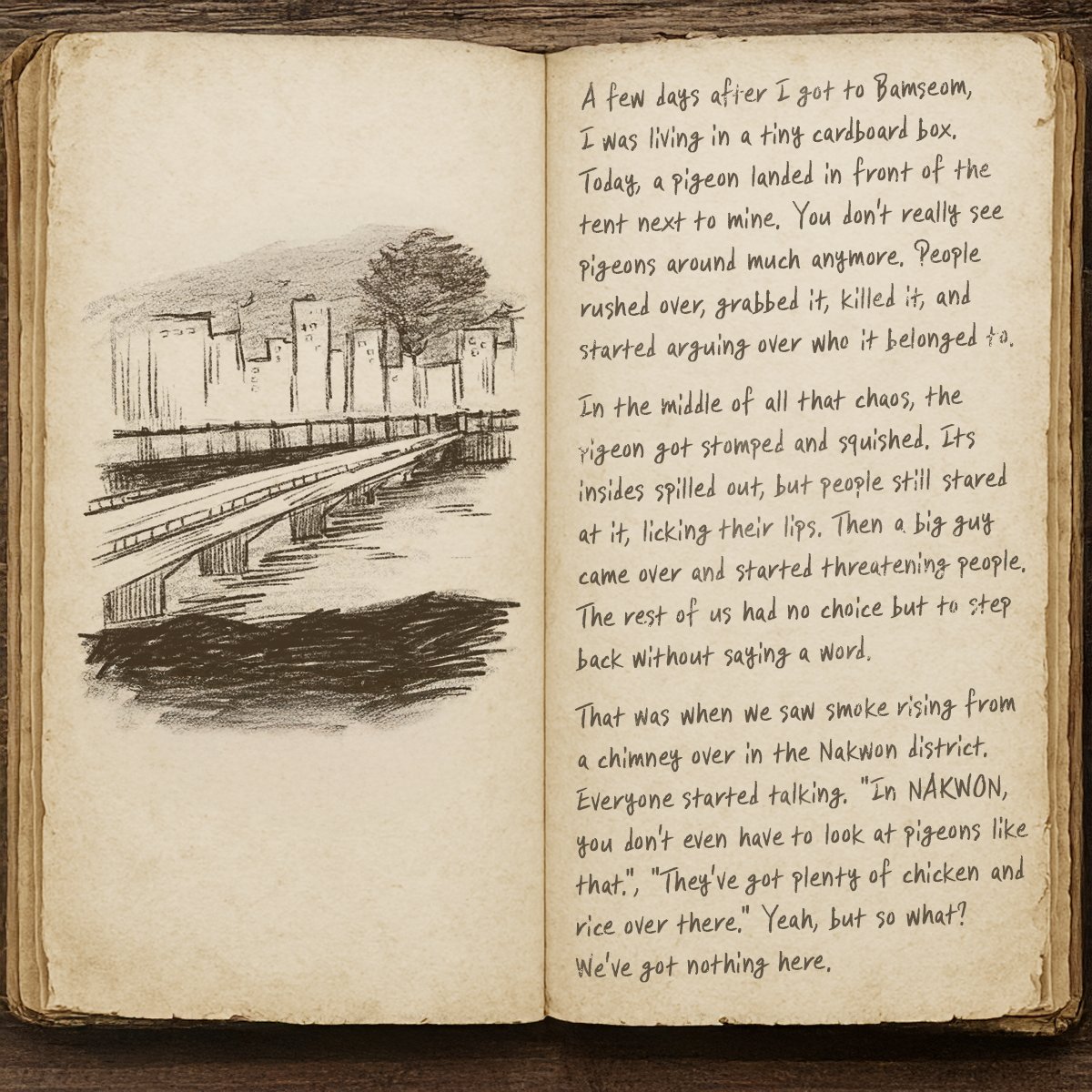 What kind of place is the Bamseom refugee camp he ended up in?

#NAKWON #Zombie #Survival