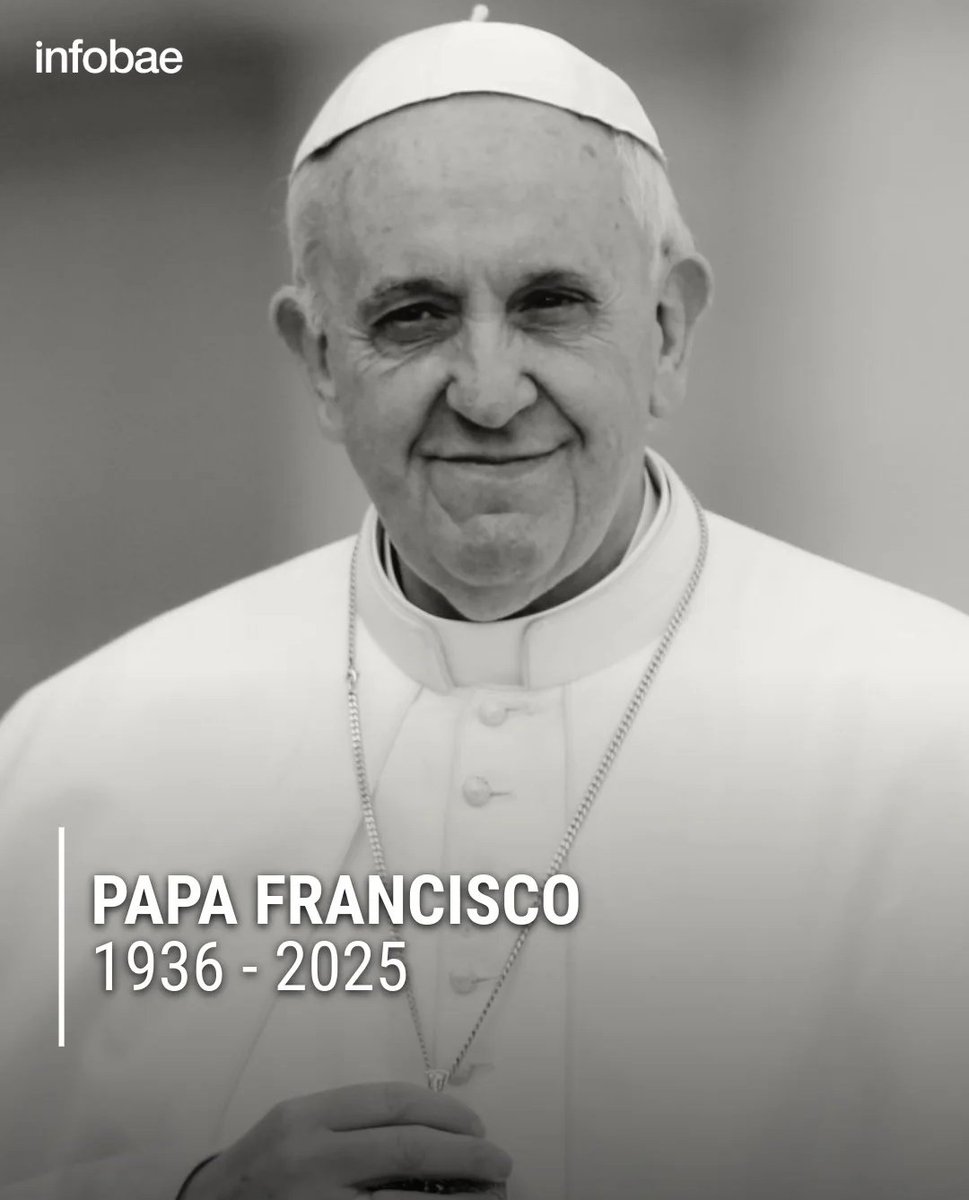 LyRamirez010716's tweet photo. Que tristezaaaaaa 😢 
Que en Paz Descanse 🙏 
#PapaFrancisco 🇦🇷😢 #PapaFrancesco 
#Argentina https://t.co/pfiB8vyoOy
