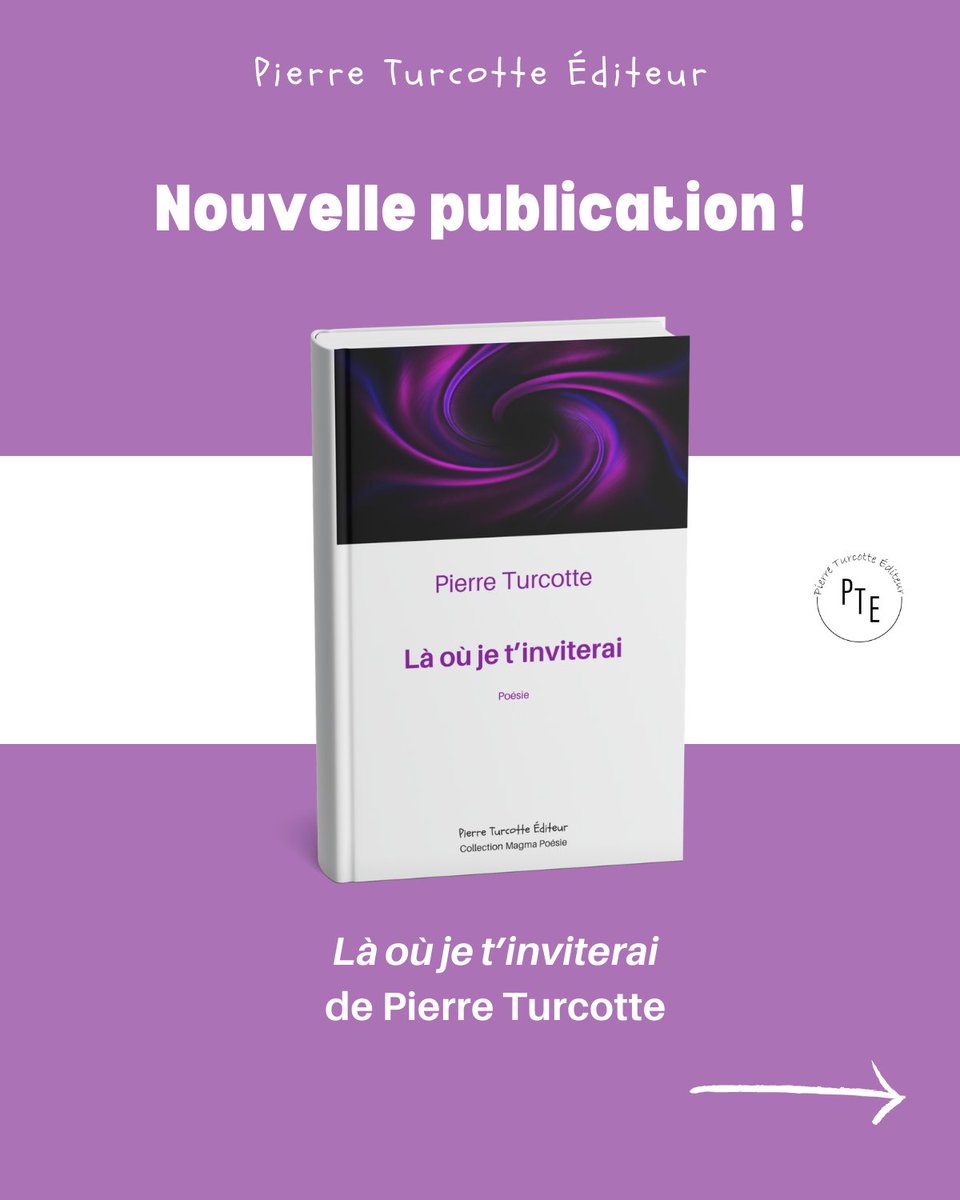 PTEditeur's tweet photo. Nous sommes heureux de vous annoncer la sortie de  « Là où je t'inviterai » de Pierre Turcotte. « Là où je t'inviterai » explore avec finesse la fragilité d’un amour qui devient obsession, où la mémoire de l’autre habite chaque geste, chaque silence.

👉 https://t.co/Uz4VR3QKKq https://t.co/3mUOlqSRW2