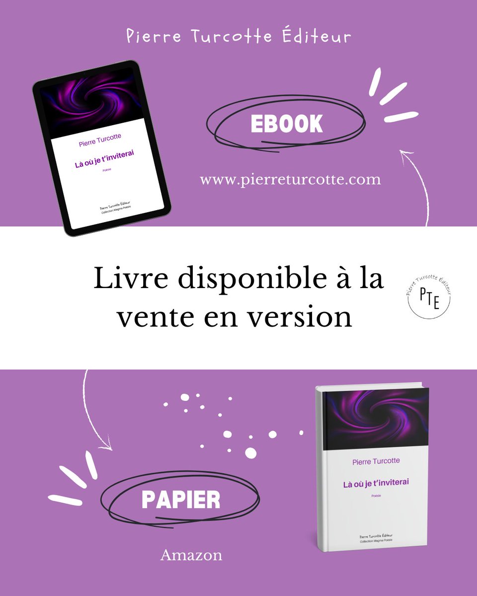 PTEditeur's tweet photo. Nous sommes heureux de vous annoncer la sortie de  « Là où je t'inviterai » de Pierre Turcotte. « Là où je t'inviterai » explore avec finesse la fragilité d’un amour qui devient obsession, où la mémoire de l’autre habite chaque geste, chaque silence.

👉 https://t.co/Uz4VR3QKKq https://t.co/3mUOlqSRW2