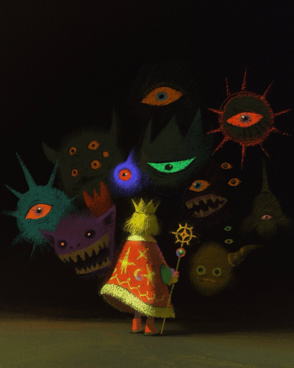 Morning ! 🌦️✨ « 𝑻𝒉𝒆 𝑯𝒂𝒖𝒏𝒕𝒆𝒅 𝑲𝒊𝒏𝒈 » | 1/1 on <a href="/objktcom/">objkt</a> !