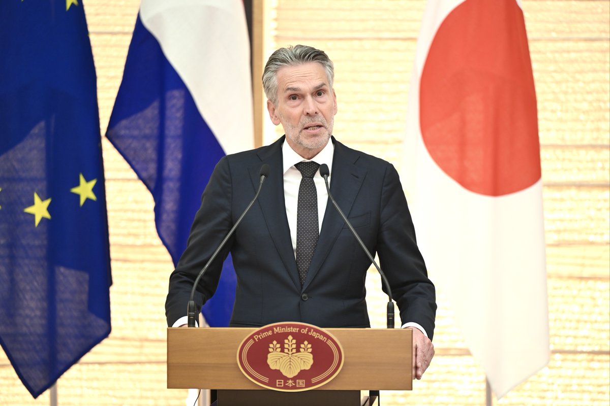 NLinJapan's tweet image. To reaffirm the partnership and cooperation between our two countries, Dutch Prime Minister Dick Schoof and Prime Minister of Japan, Mr. ISHIBA Shigeru, agreed to set their priorities for the following years in a shared Action Plan: government.nl/latest/news/20…
