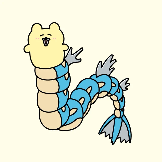 下半身がギャラドスになってしまったチャンミー 