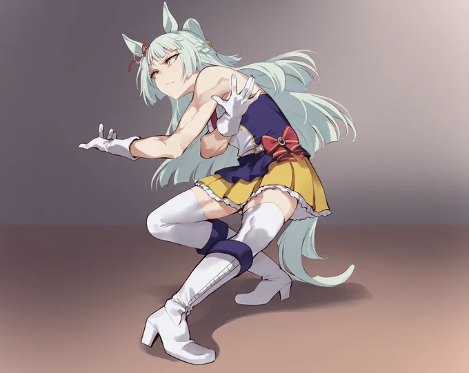 シンデレラグレイ3話、オグリの音頭も良かったですがフジマサマーチのウイニングライブも特徴的で素敵でしたね