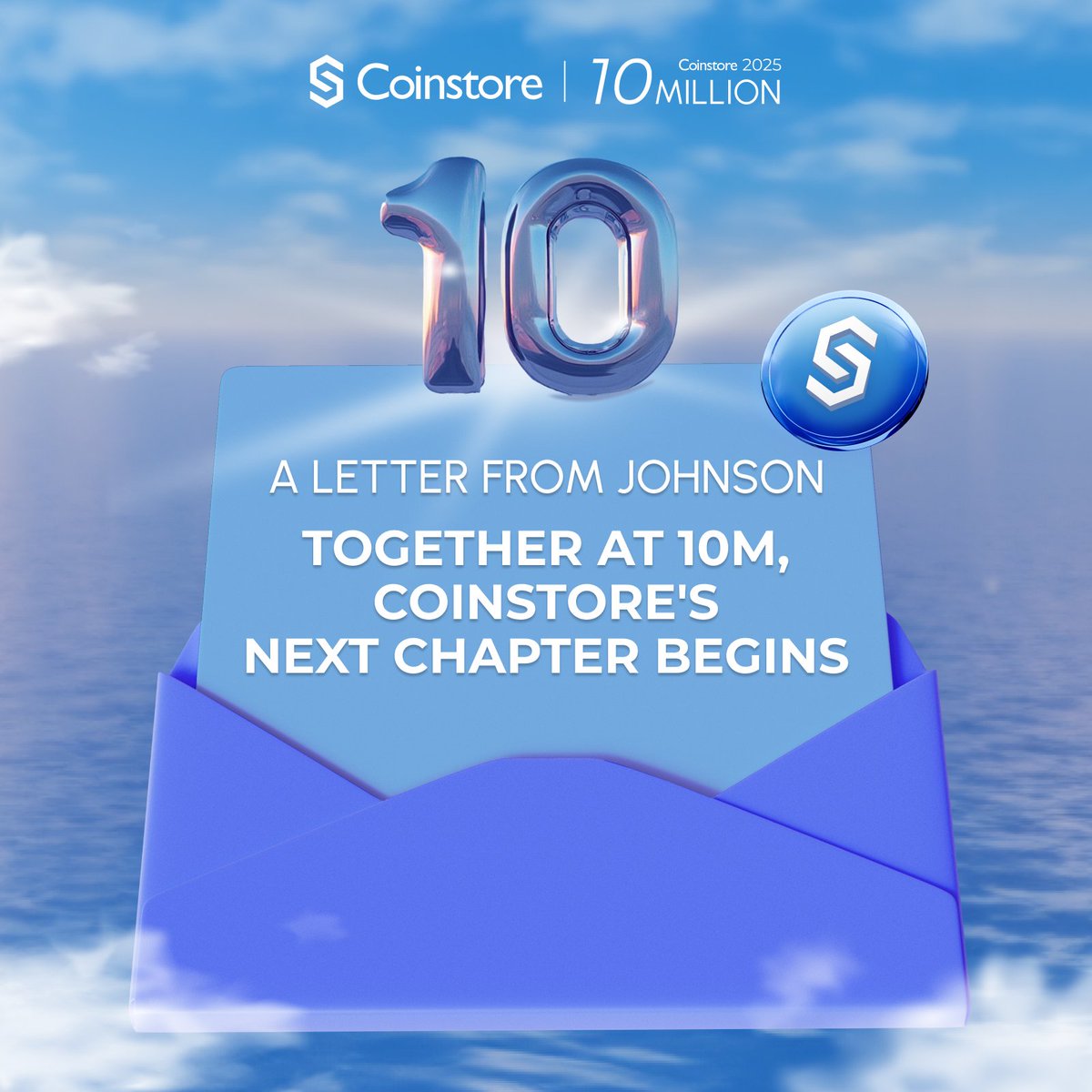 Today, I’m honored to share a special milestone — <a href="/CoinstoreExc/">Coinstore</a> has surpassed 10 million users.

As we celebrate, we’re already building our next chapter: a future defined by innovation, resilience, and greater accessibility in Web3. 

Read my letter here: linkedin.com/pulse/letter-f…