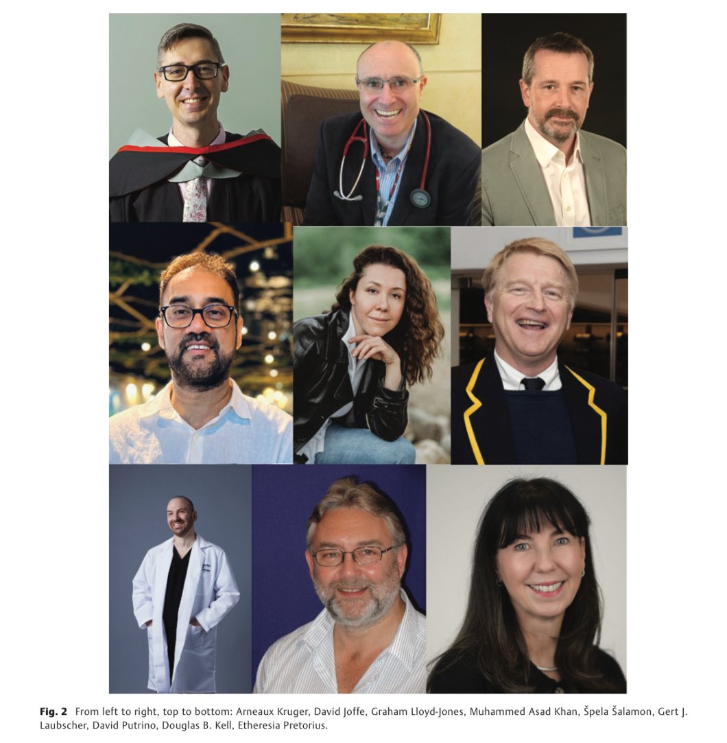 Resia Pretorius (@resiapretorius) on Twitter photo We are so excited that our paper received a most popular paper award. Thank you! <a href="/SemThrombHemost/">Seminars in Thrombosis and Hemostasis</a>
<a href="/DavidJoffe64/">David Joffe MB BS (Hons), PhD, FRACP 🇦🇺</a> <a href="/SalamonSMD/">Spela Salamon, MD, Ph.D.</a> <a href="/DrGrahamLJ/">Dr Graham Lloyd-Jones</a> <a href="/doctorasadkhan/">Dr Asad Khan FRCP FRACP 🇵🇸🇳🇿🇮🇳🇬🇧#pwLC</a> <a href="/dbkell/">Prof Doug Kell CBE #FBPE #FBPA🔶🇪🇺</a> <a href="/ArneauxK/">Arneaux Kruger</a> <a href="/PutrinoLab/">Putrino Lab</a> We are so excited that our paper received a most popular paper award. Thank you! <a href="/SemThrombHemost/">Seminars in Thrombosis and Hemostasis</a>
<a href="/DavidJoffe64/">David Joffe MB BS (Hons), PhD, FRACP 🇦🇺</a> <a href="/SalamonSMD/">Spela Salamon, MD, Ph.D.</a> <a href="/DrGrahamLJ/">Dr Graham Lloyd-Jones</a> <a href="/doctorasadkhan/">Dr Asad Khan FRCP FRACP 🇵🇸🇳🇿🇮🇳🇬🇧#pwLC</a> <a href="/dbkell/">Prof Doug Kell CBE #FBPE #FBPA🔶🇪🇺</a> <a href="/ArneauxK/">Arneaux Kruger</a> <a href="/PutrinoLab/">Putrino Lab</a>
