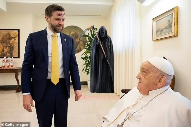 Pope dies after meeting the most disgusting individual to ever set foot in the Vatican