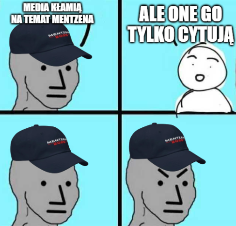 ZespolBrauna's tweet photo. Jebana lewacka wolność słowa

#Mentzen #Mentzen2025 #Memcen2025 https://t.co/6mQ6koiLnW