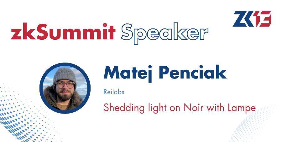 Don't miss Matej Penciak's talk on Lampe at zkSummit! This new tool makes formal verification accessible for ZK developers by verifying Noir programs at the semantic level. Perfect for anyone wanting to ensure their ZK implementations are secure without diving into low-level