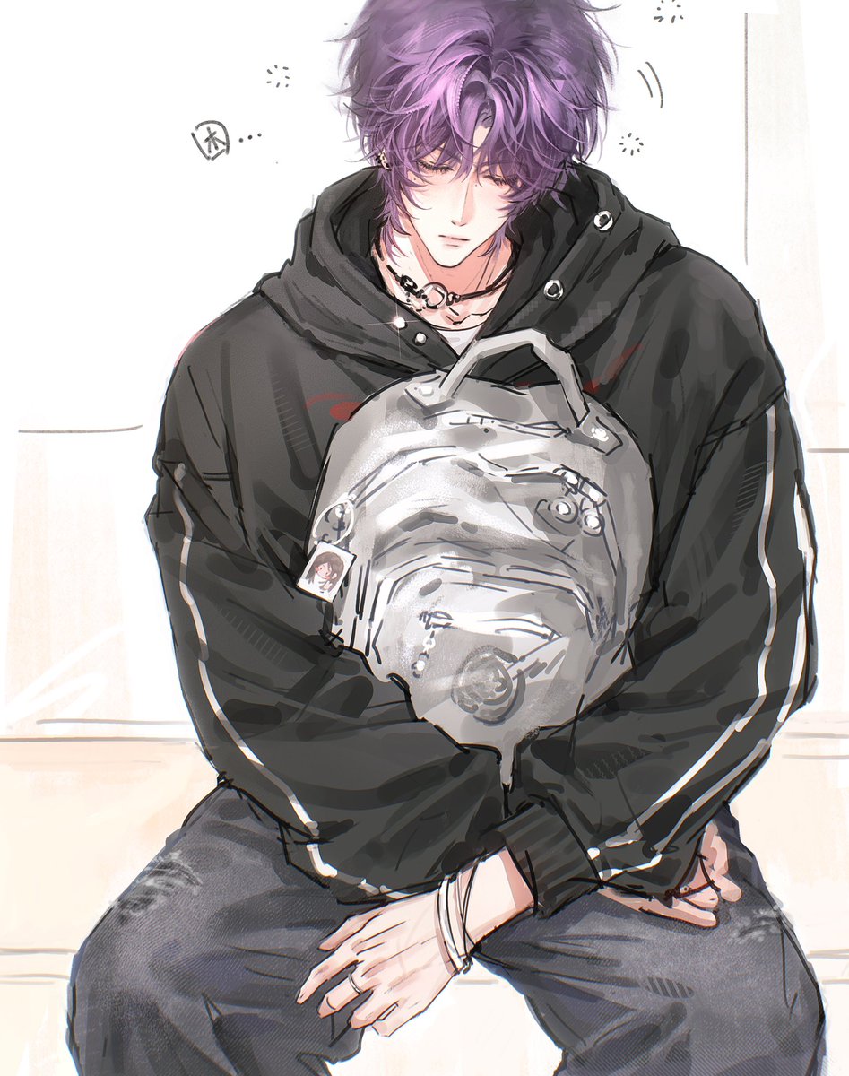 ke_lexiansen's tweet image. 什么嘛,根本没睡!
小鱼穿卫衣真的很男大啊啊啊,乖乖等保镖小姐放学~(衣服按自己审美稍微改了一下)
#恋与深空 #祁煜 #LoveandDeepspace #Rafayel #恋と深空 #ホムラ