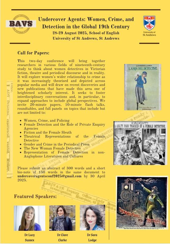 Maitrayee (@maitrayee_rc) on Twitter photo Keep the abstracts coming! Brilliant proposals from researchers in India, Taiwan, and Canada apart from the brilliant folks <a href="/staenglish/">School of English (University of St Andrews)</a> last date 30 April 2025. We look forward to hosting you! #victoriana #popularfiction #femaledetectives #printculture Keep the abstracts coming! Brilliant proposals from researchers in India, Taiwan, and Canada apart from the brilliant folks <a href="/staenglish/">School of English (University of St Andrews)</a> last date 30 April 2025. We look forward to hosting you! #victoriana #popularfiction #femaledetectives #printculture