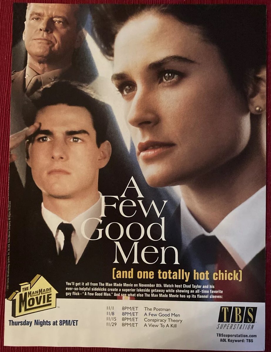alucard8791's tweet image. &quot;A Few Good Men&quot;
#RobReiner #movie #tv #advertising #premiere